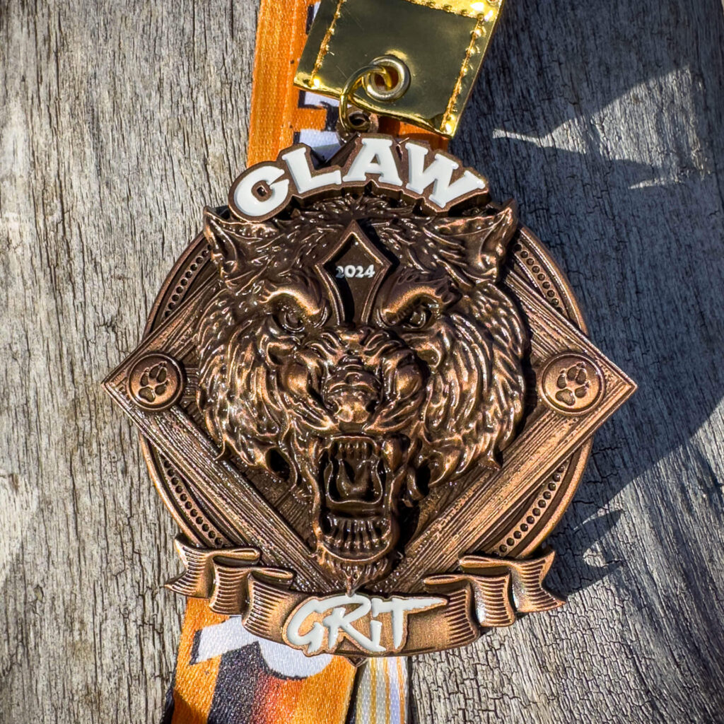 2024 Claw finisher medal